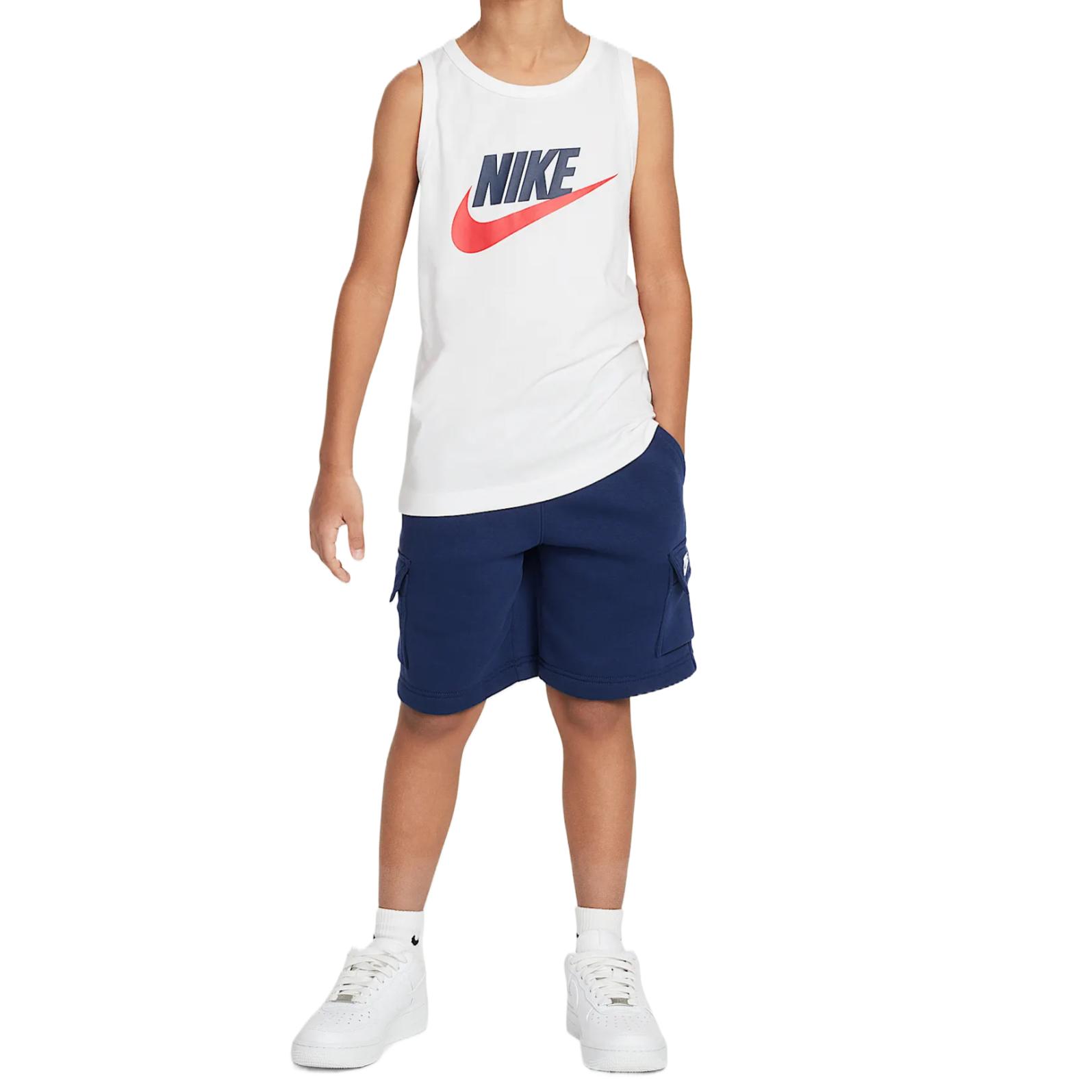 Nike Футболка-майка Sportswear White Kids' — фото 4