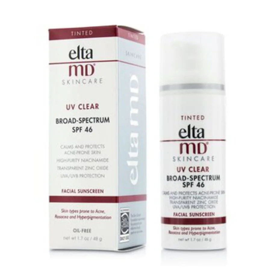 Солнцезащитный крем для лица EltaMD Ladies UV Clear SPF 46, 1,7 унции, для кожи, склонной к акне, розацее и гиперпигментации. Номер товара: 390205025206