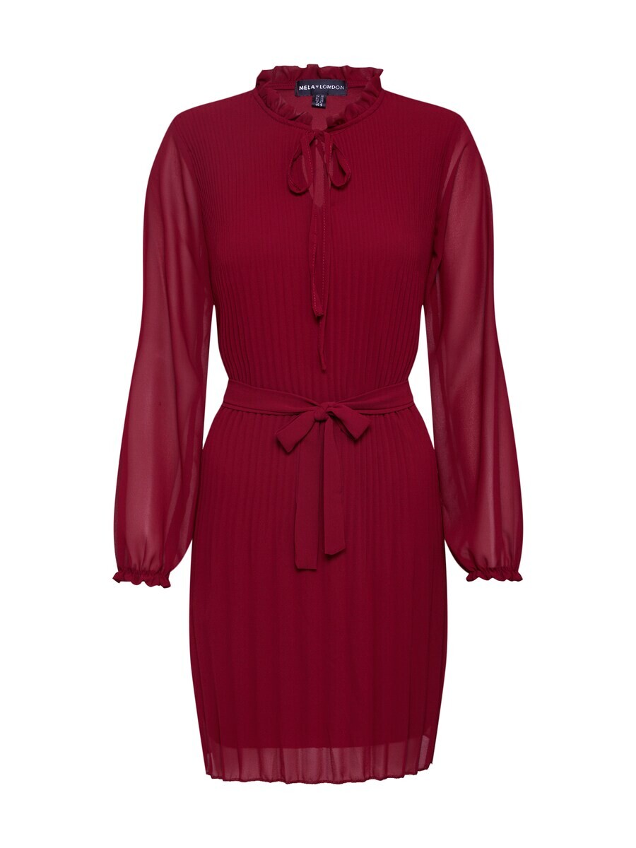 

Мини платье Mela London Dress LONG SLEEVE PLEATED BELTED DRESS, красный