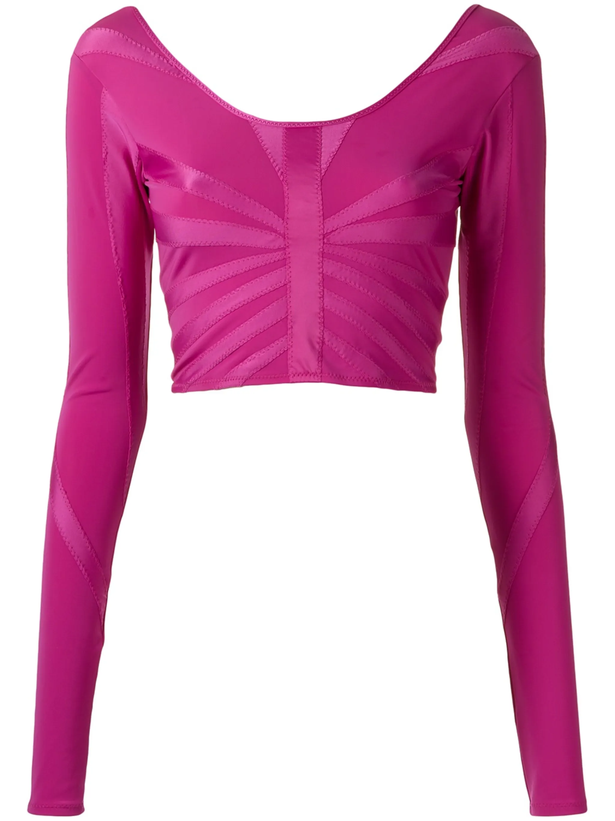 

Укороченный верх бикини Amir Slama, розовый