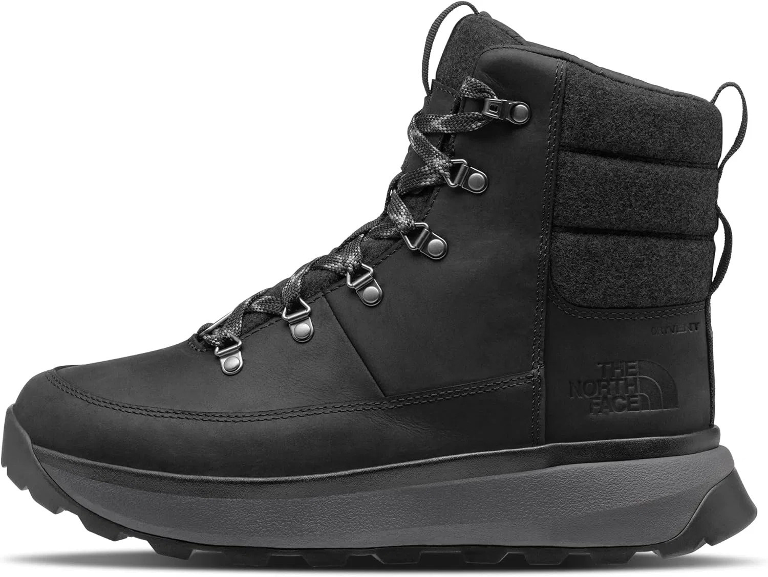 Мужские треккинговые ботинки The North Face размера M Bergen Leather Wp, Tnf Black Tnf Black