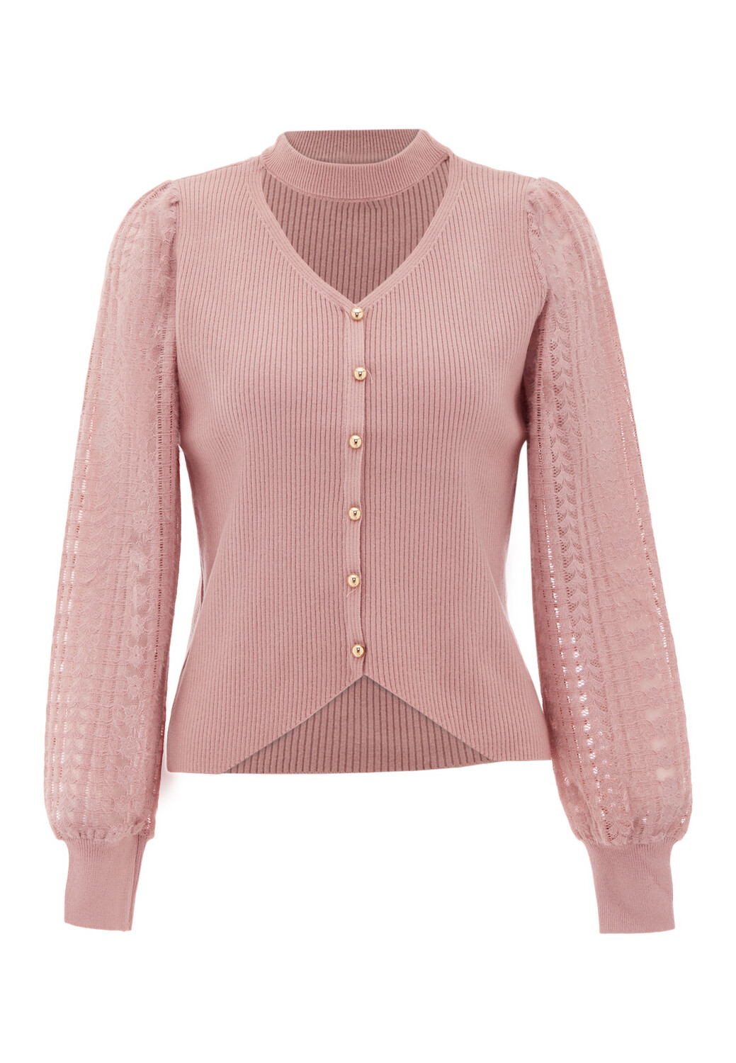 

Толстовка NAEMI Strickjacke, розовый
