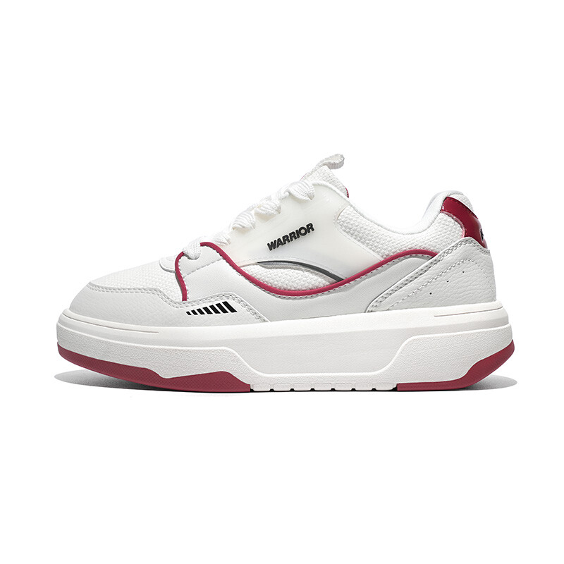 

Кроссовки WARRIOR Skateboarding Shoes Unisex Low-top White/Red, бежевый/красный