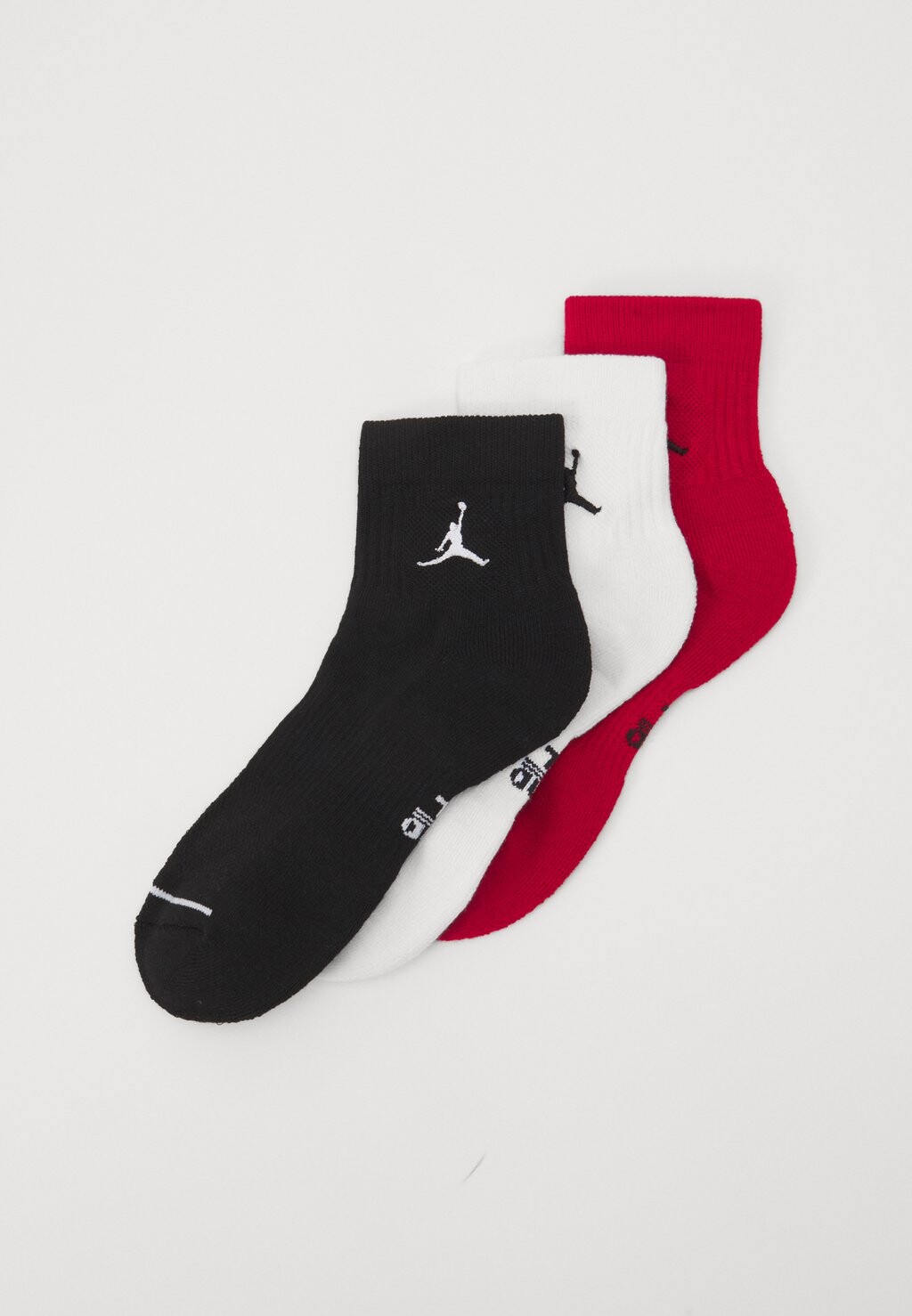 

Спортивные носки Jordan EVERYDAY ANKLE 3 PACK, цвет Black/White/Gymred