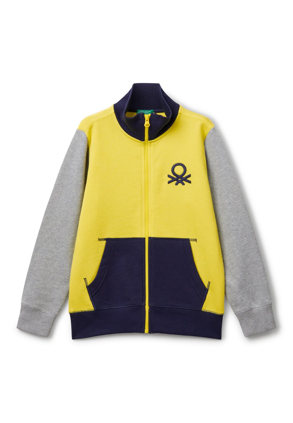 

Толстовка на молнии United Colors of Benetton, мультиколор