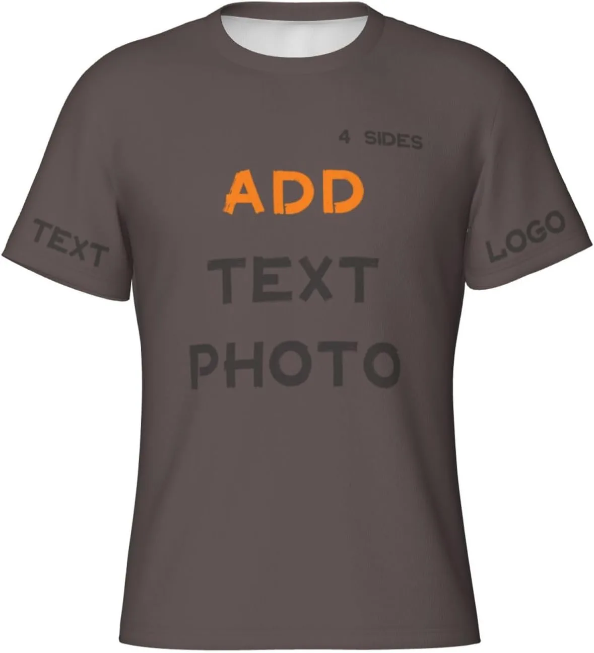 

Футболка Custom с принтом на 4 сторонах