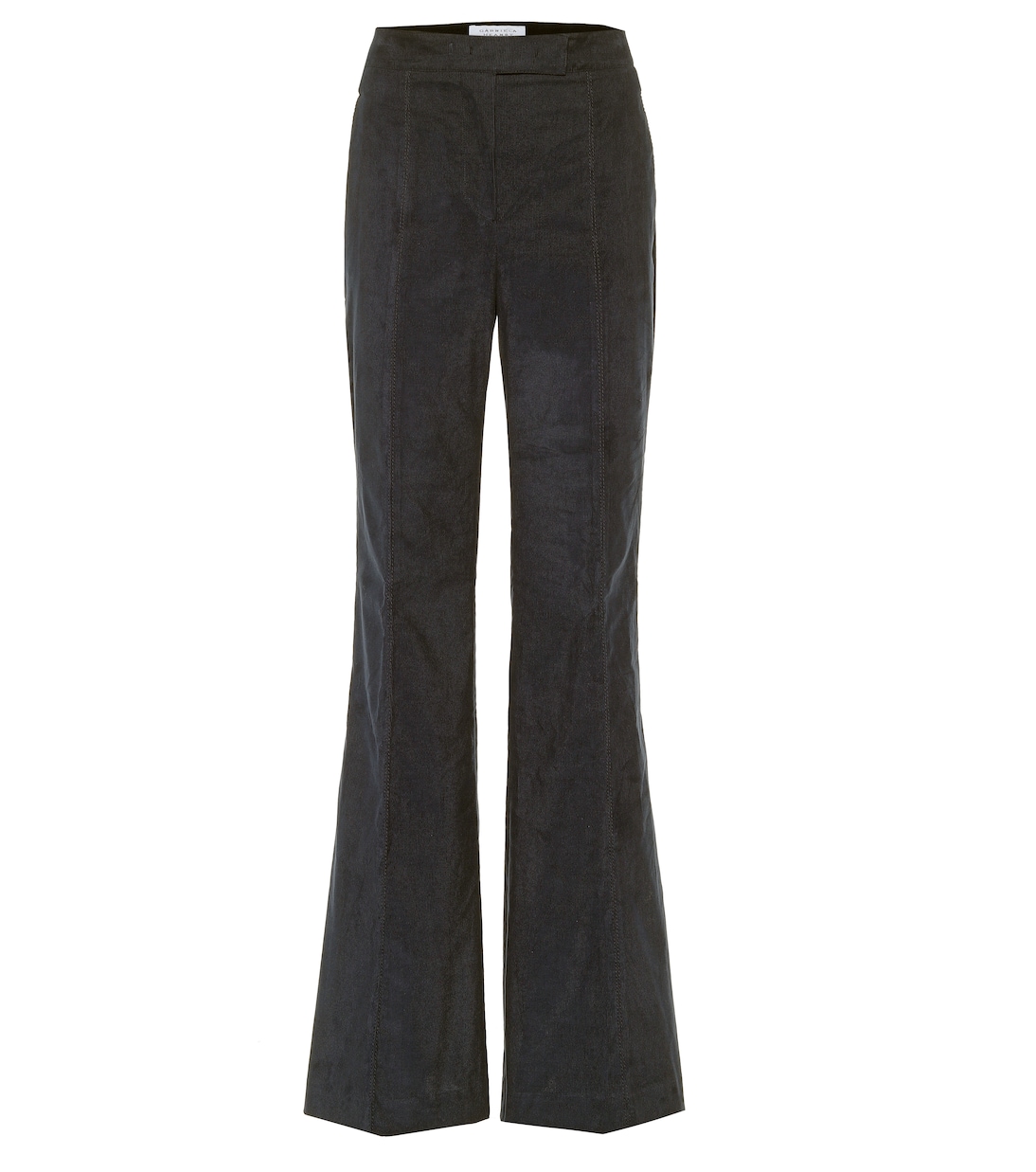 

Расклешенные хлопковые брюки Leda Gabriela Hearst, Dark Navy