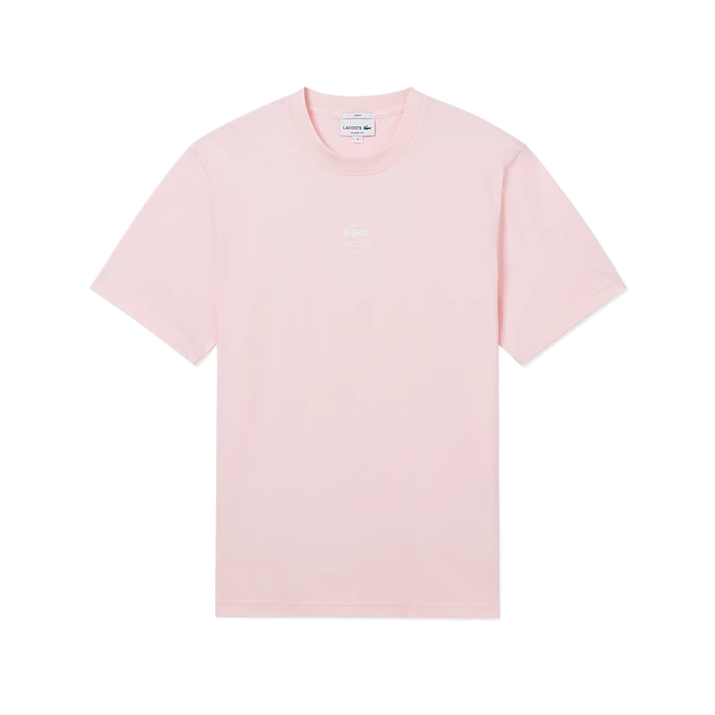

Футболка с принтом signature LACOSTE, розовый