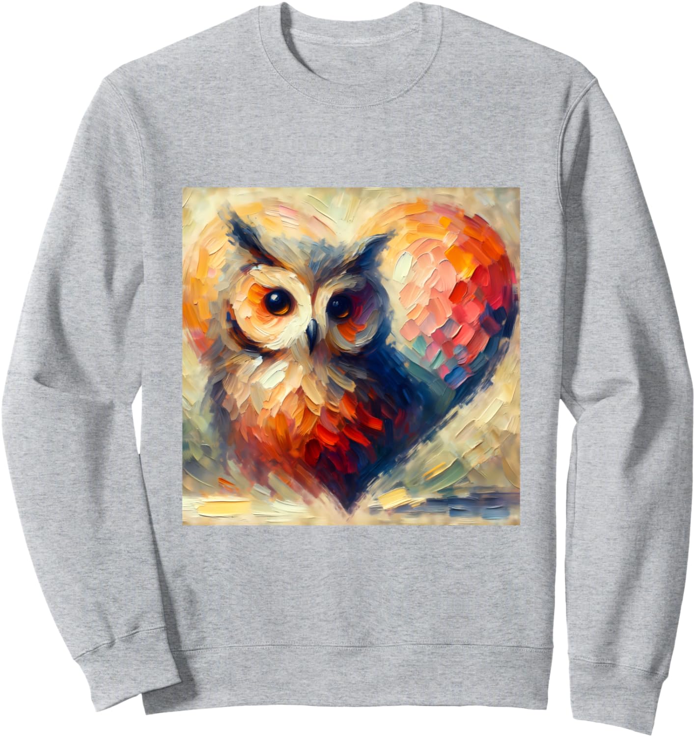 

Толстовка древнегреческая сова, яркая птица, гик, бохо, природа Owl Gifts And Shirts, серый