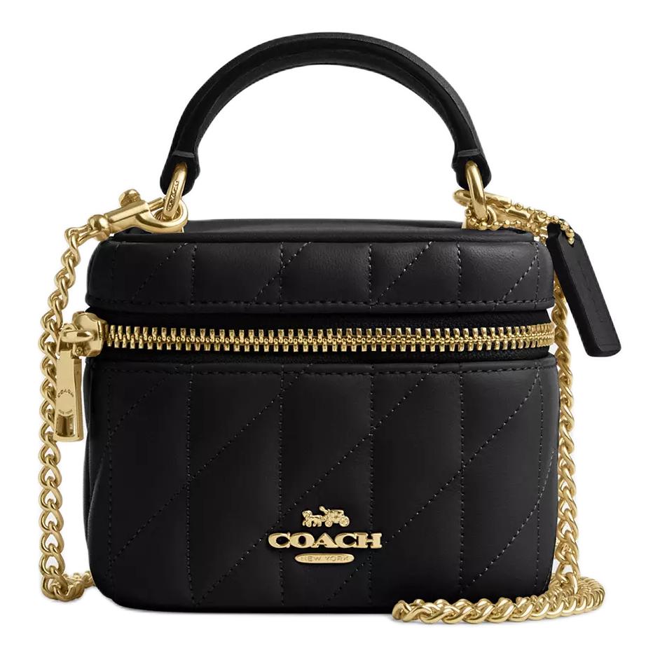 

COACH Сумка через плечо из кожи наппа мини женская черная