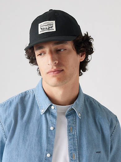

Расслабленная кепка для папы Levi's, цвет Regular Black