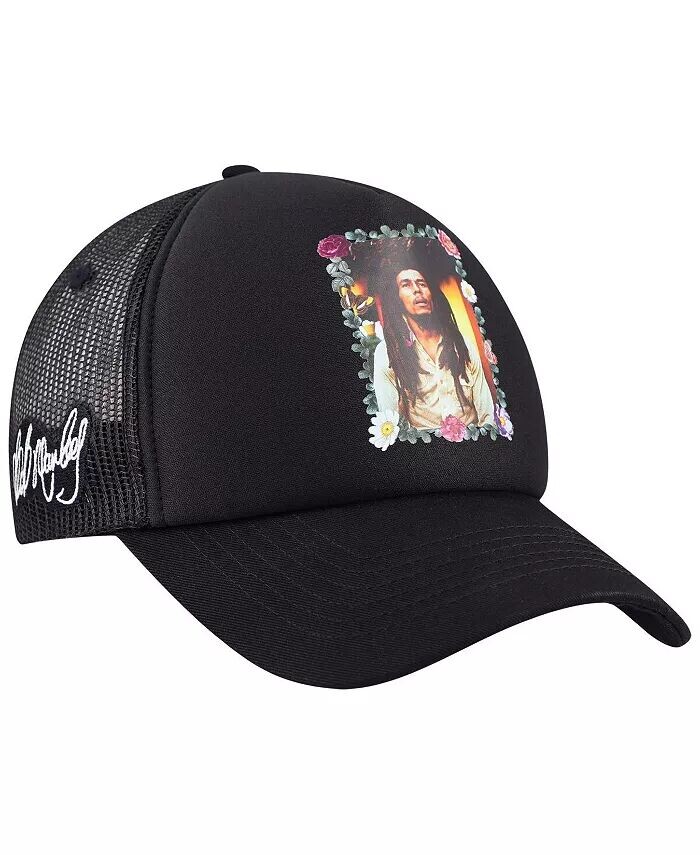 

Мужская и женская черная кепка Bob Marley Everlasting Adjustable Trucker Primitive Apparel