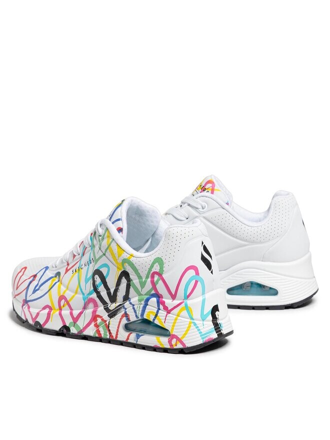 Кроссовки Uno Spread The Love 55507/WMLT Skechers, красочный/белый — фото 3