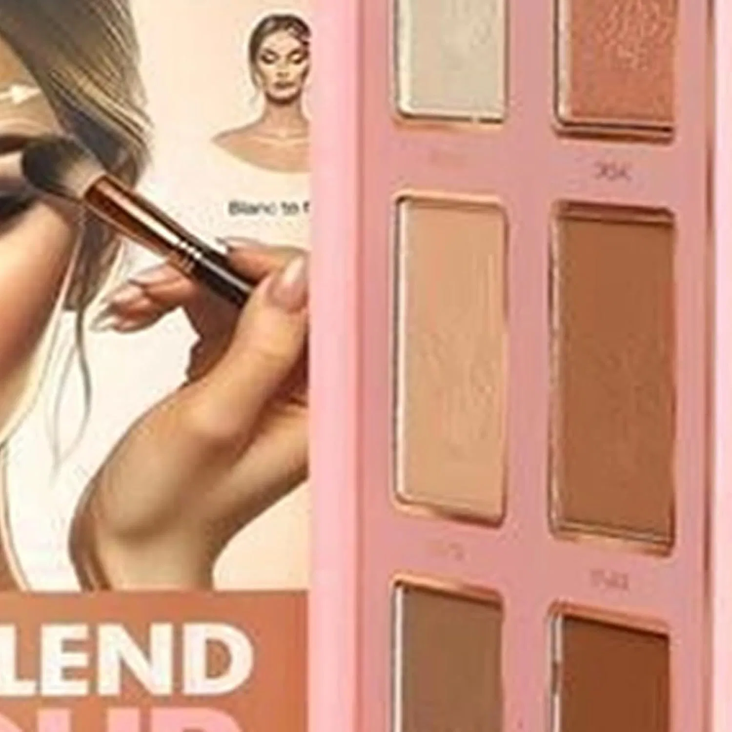 Палетка для макияжа Makeup Palette 36 цветов, мульти-использование — фото 3
