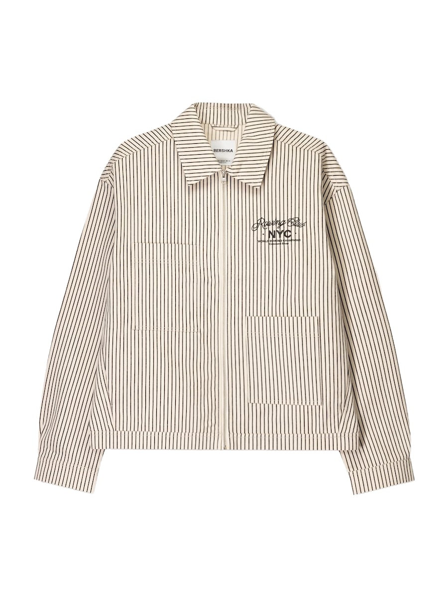 

Куртка межсезонная Bershka, от белого