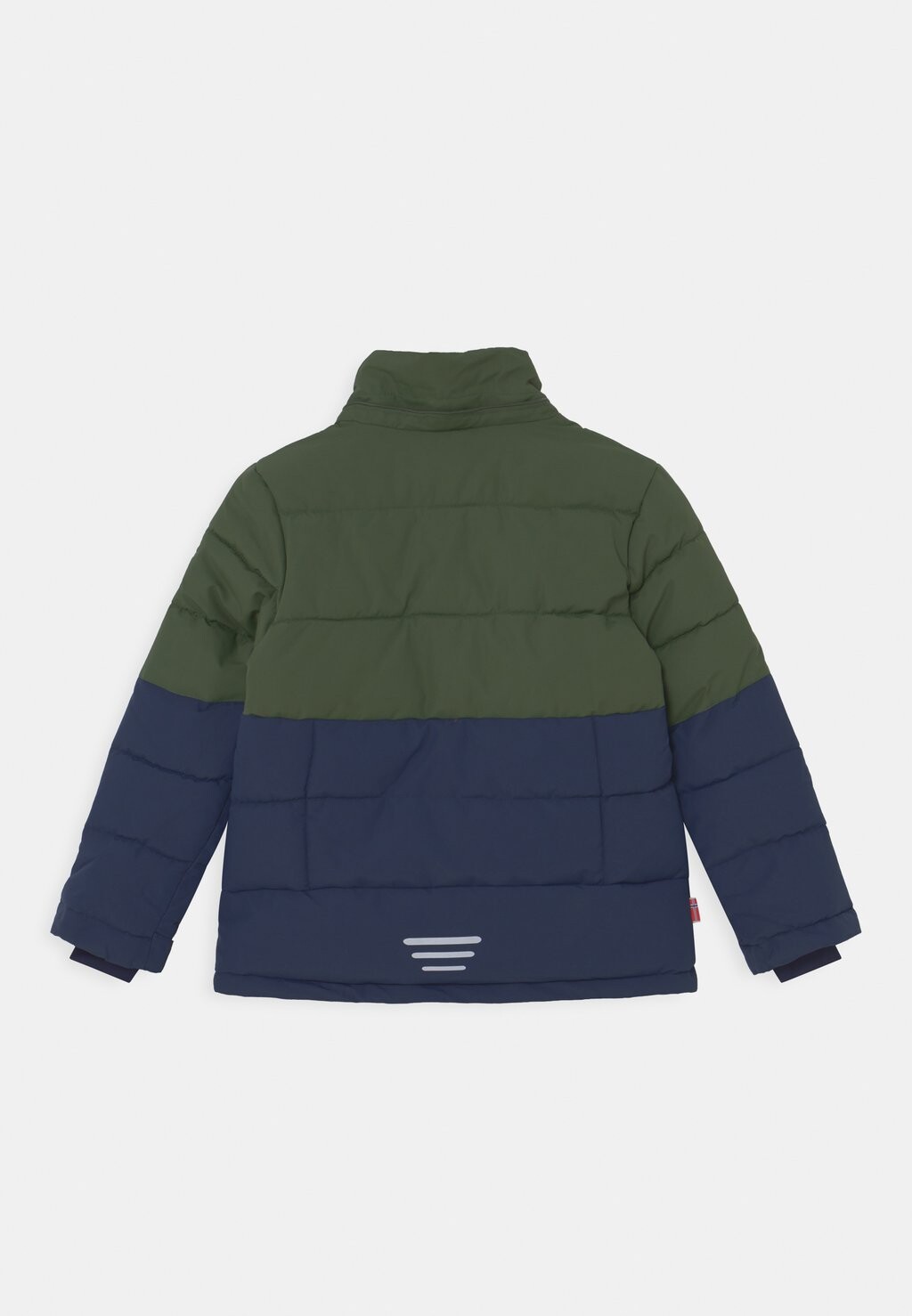 Куртка зимняя Kids Gryllefjord Unisex TrollKids, цвет forest green/navy/flame orange — фото 3