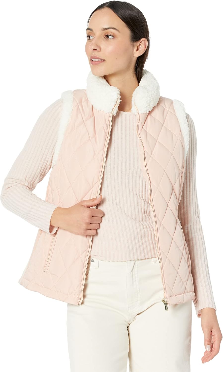 

Алмазное одеяло Calvin Klein с шерпой, Blush