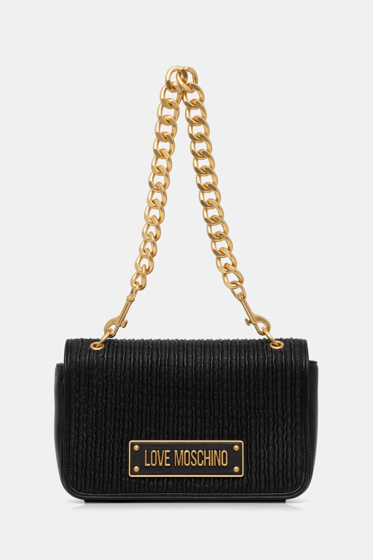 

Кожаная сумочка Love Moschino, черный