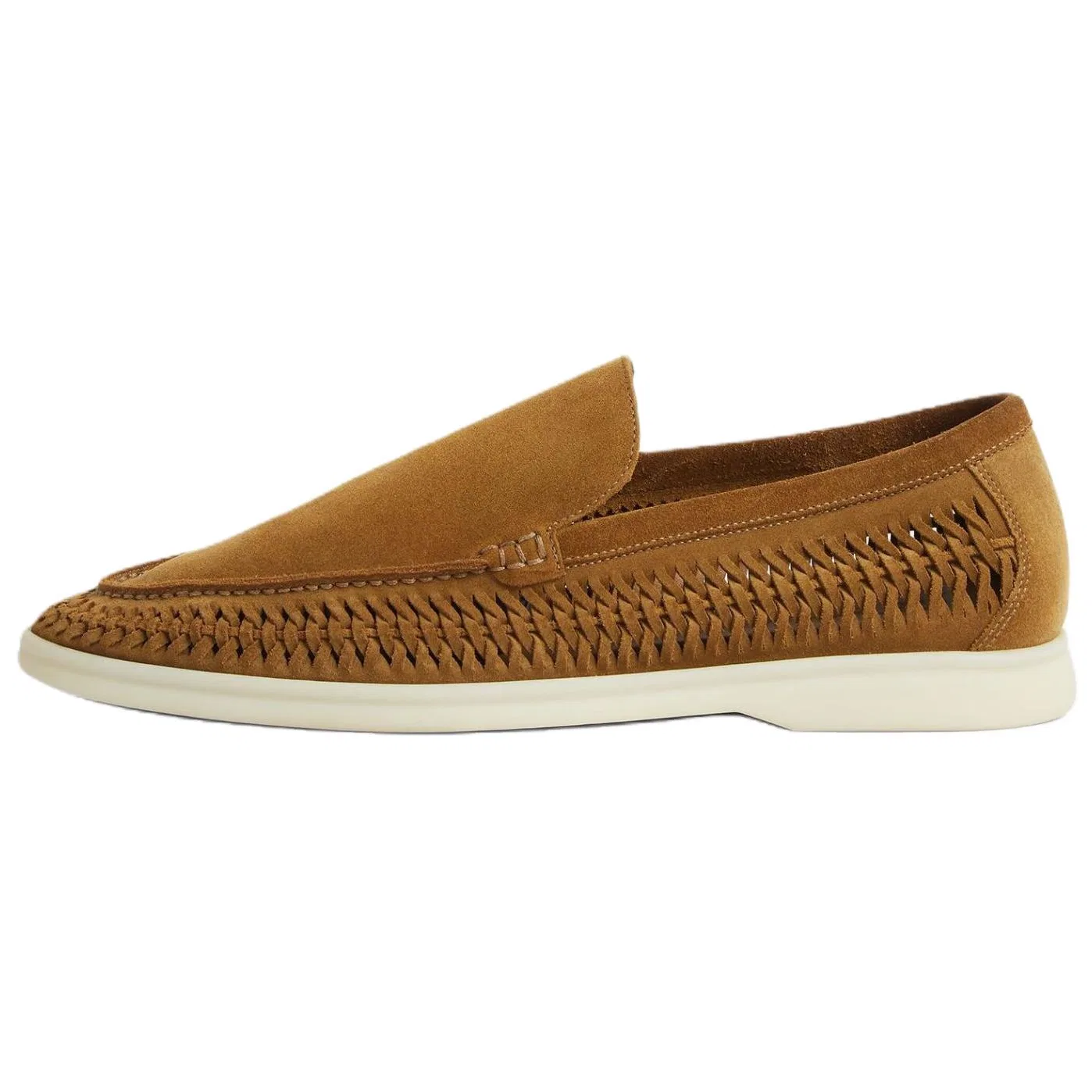 Casual кожаные туфли Loro Piana Tan