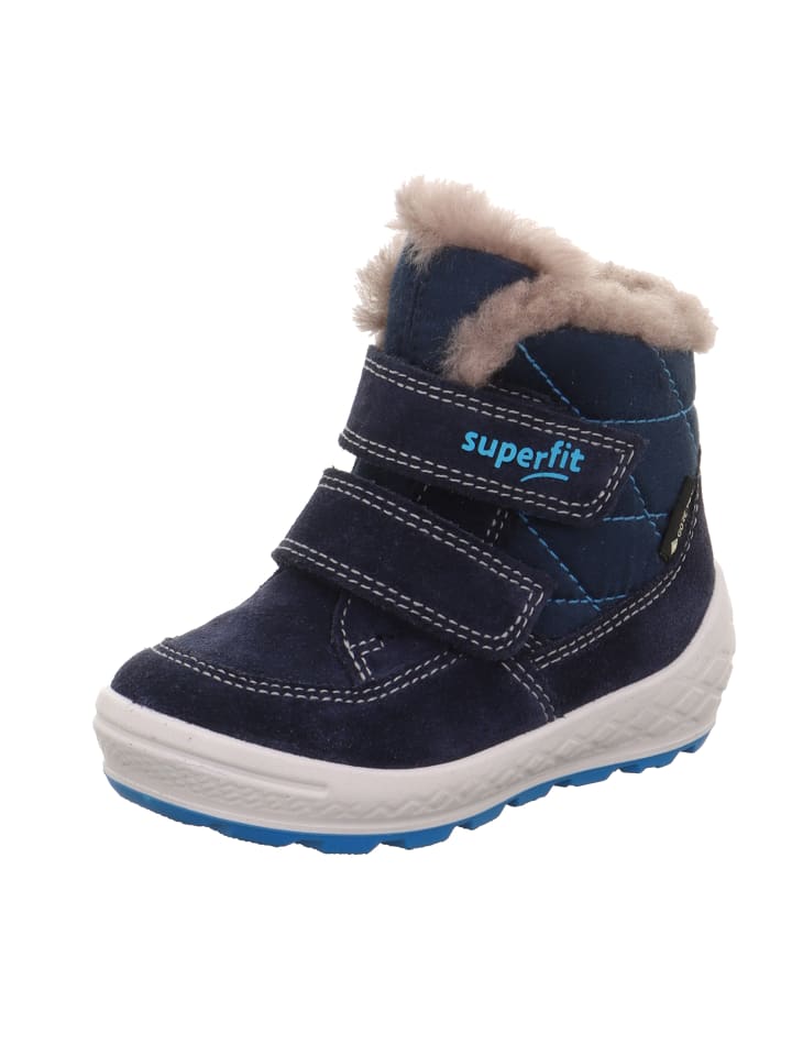 

Зимние ботинки GROOVY 2.0 синего/бирюзового цвета superfit