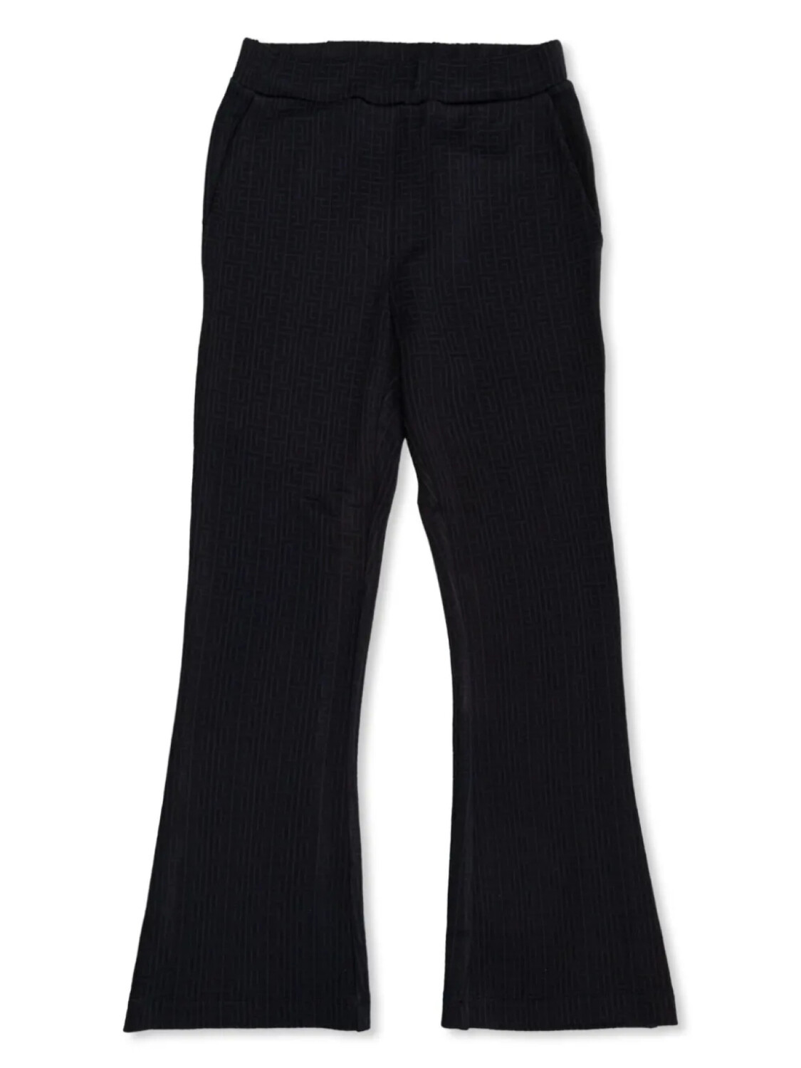 

Брюки Balmain Kids с монограммой и жаккардом, синий