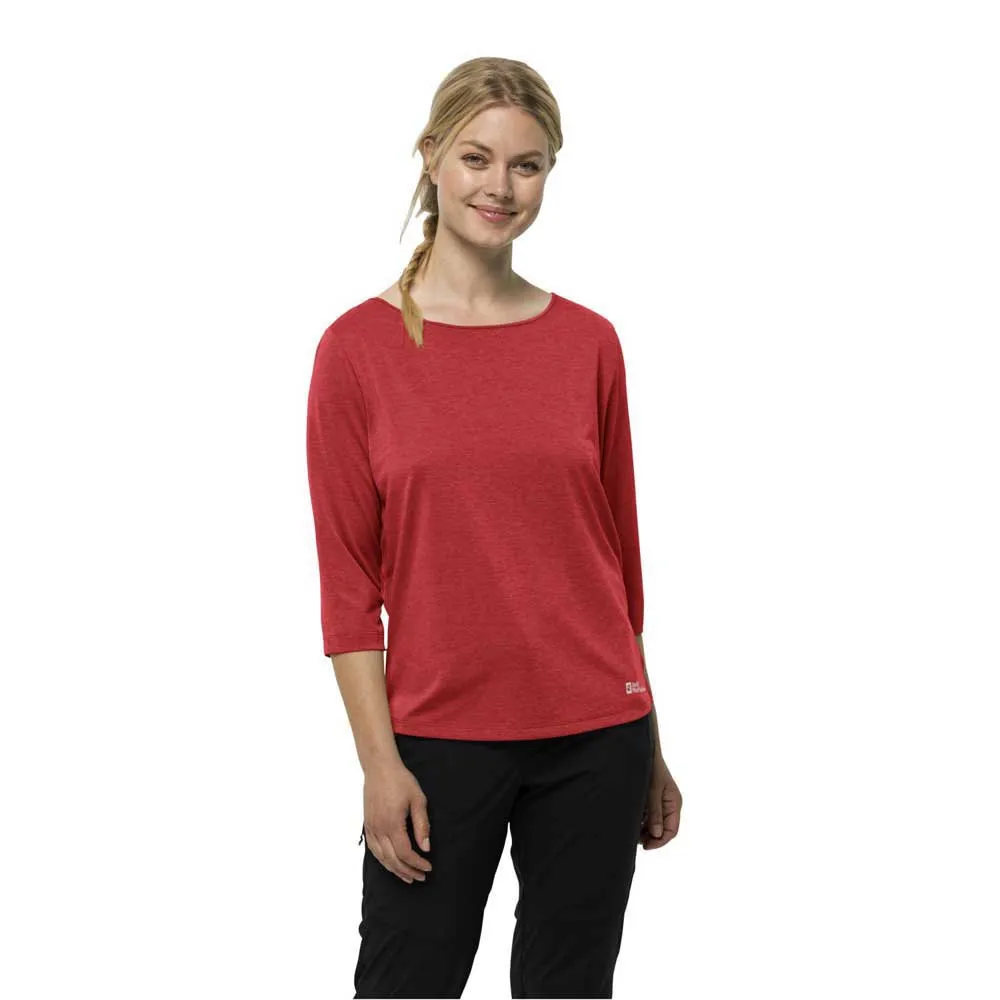 

Футболка Jack Wolfskin Jwp 3/4 sleeve, красный