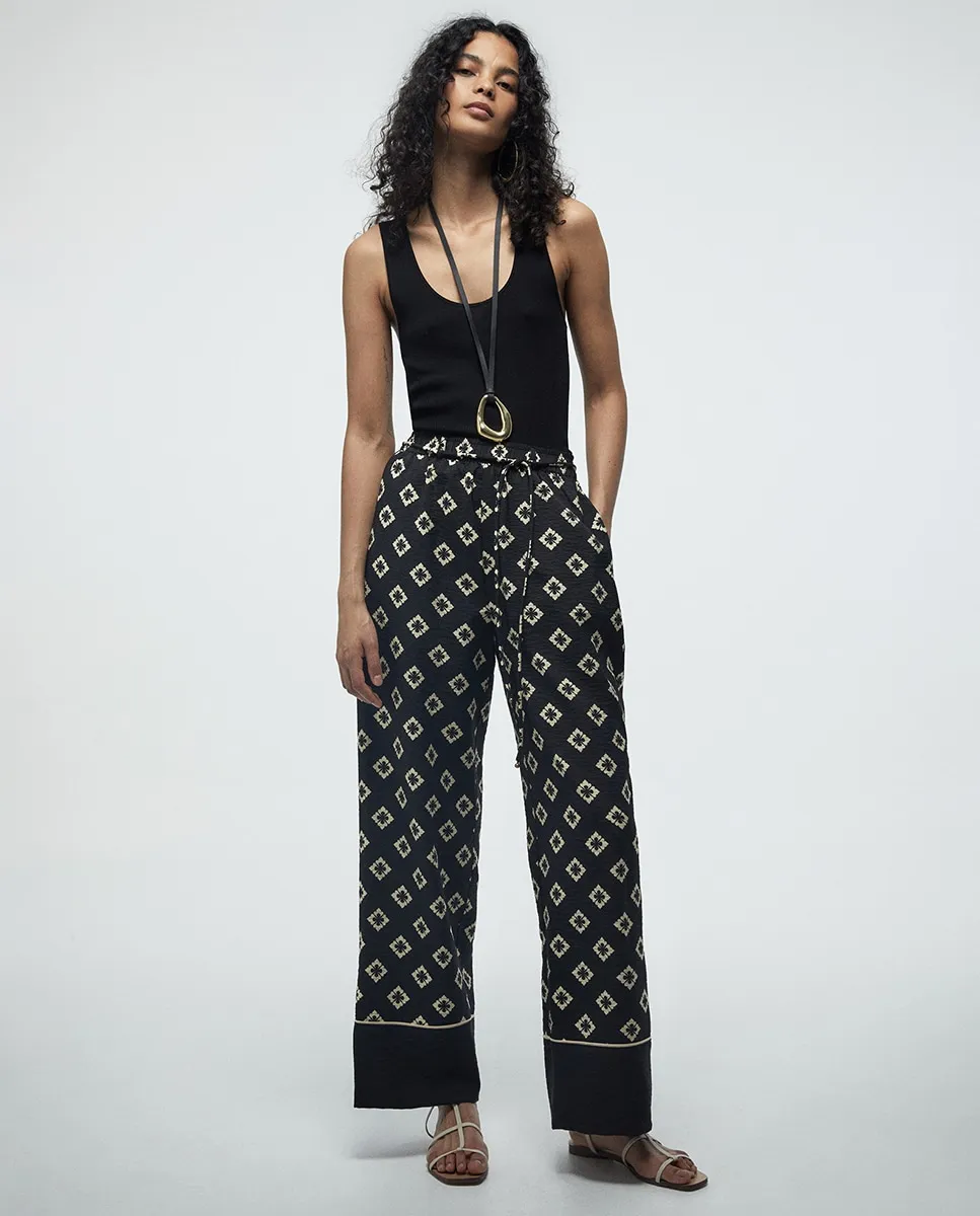 

Широкие брюки Sfera, черный