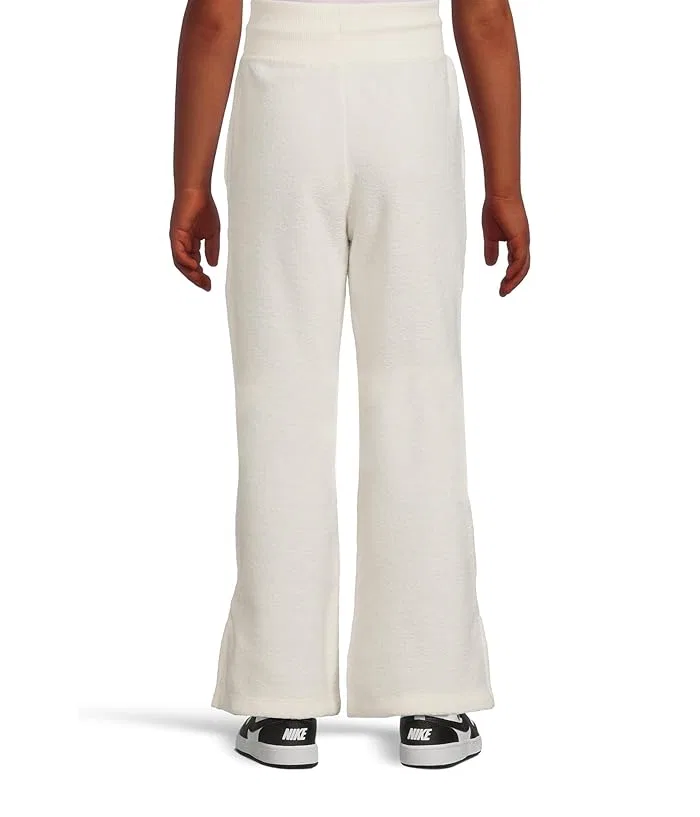 Флисовые штаны с широкими штанинами Sportswear Fleece Pants Nike Kids, Black/White — фото 2