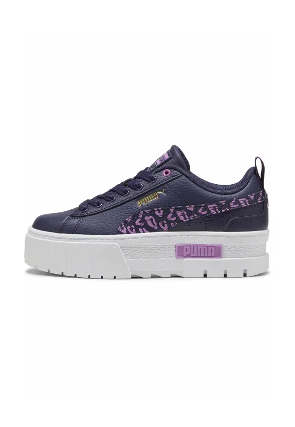 Кроссовки Mayze Wild Jr Puma, глубокий сливово-розовый
