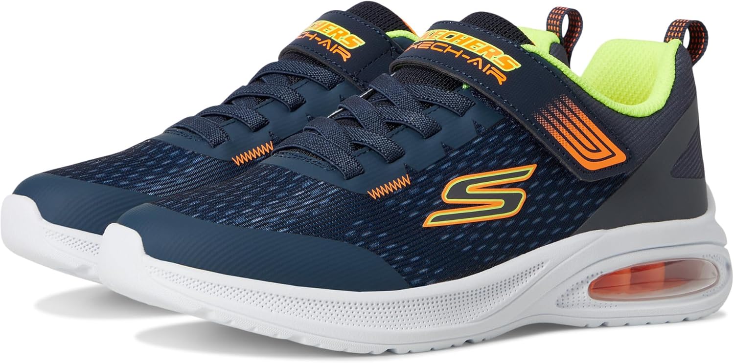 

Кроссовки Skechers для мальчиков Microspec Max Advance-Squad-p, синий/угольный/темно-синий