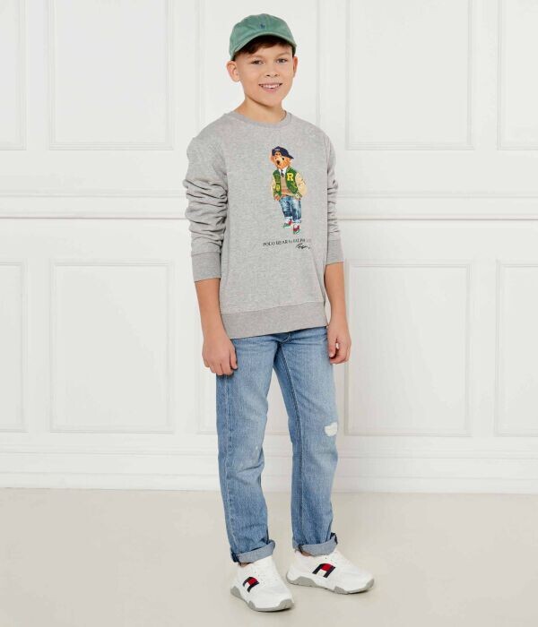 Кроссовки детские Tommy Hilfiger комбинированные, белый — фото 3