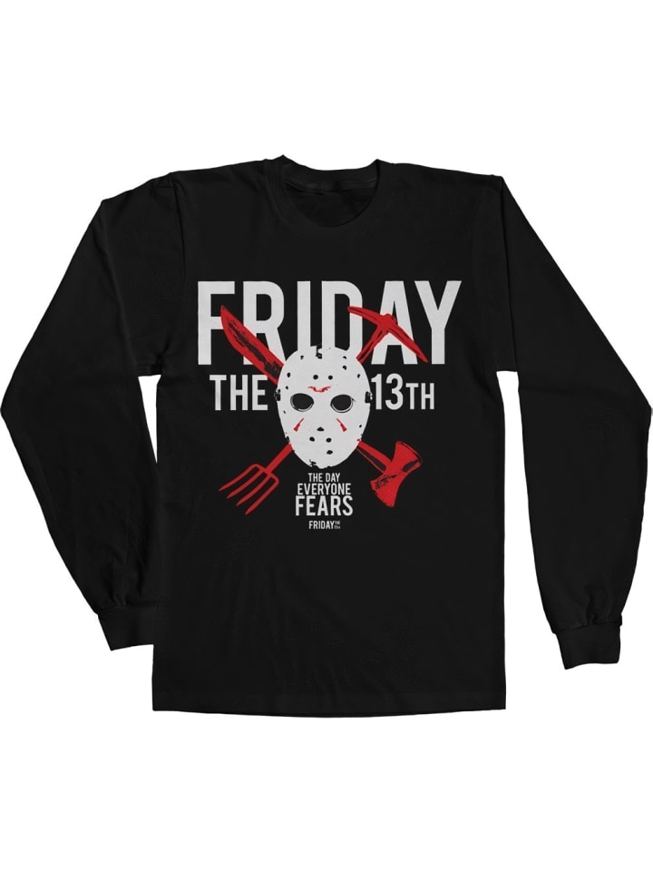 

Лонгслив Friday The 13th, черный