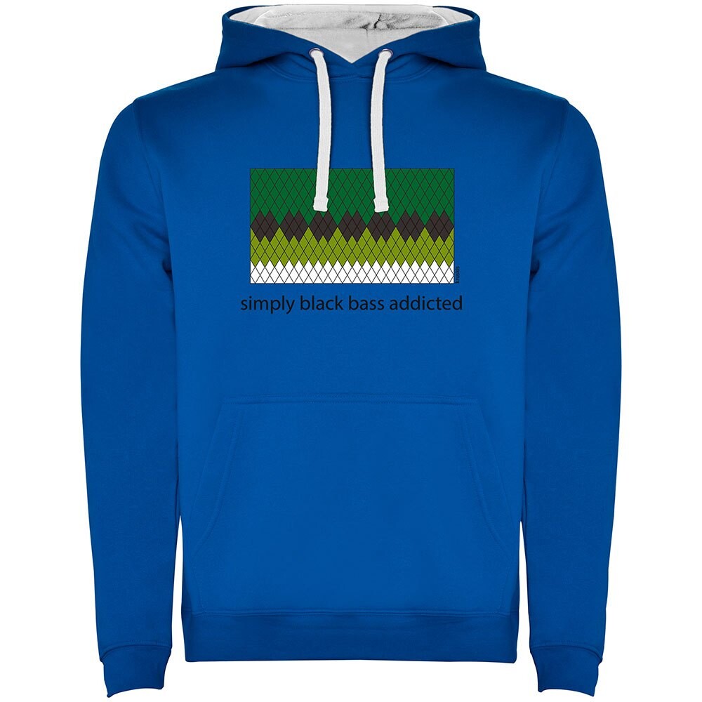 

Худи Kruskis Simply Black Bass Addicted Two-Colour, синий