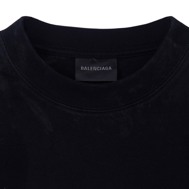 Футболка женская Balenciaga Heavy Metal, черный — фото 3