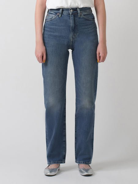 Винтажные джинсы LEVI'S 1950-х годов, модель 701, цвет индиго, размер Medium. Levi'S, Medium Indigo - Worn In — фото 3