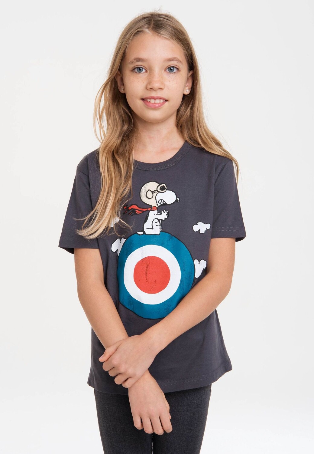 Футболка Organic Kids Peanuts — Snoopy/Target LOGOSHIRT, цвет Medium Blue — фото 3