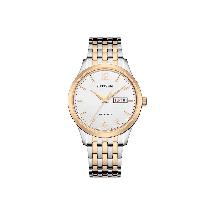 

CITIZEN Часы Automatic Mechanical Movement Stainless Steel Strap Watch Men's Watch Silver Dial, White Dial