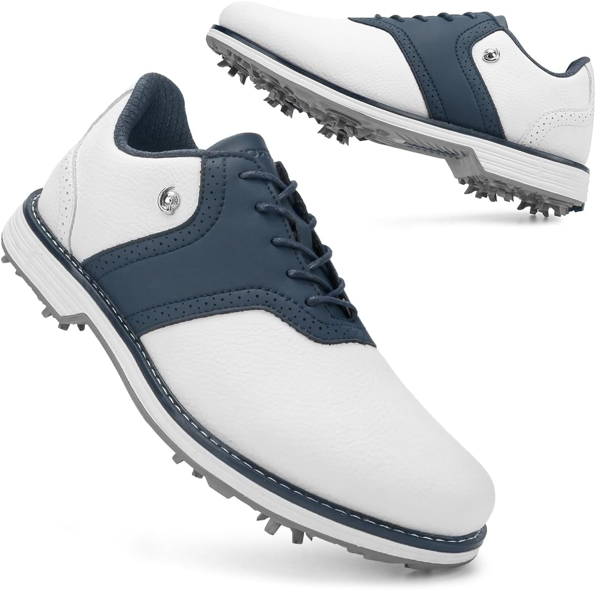 

Мужские гольф-туфли для спорта на улице, кроссовки для гольфа, тренировочные туфли для гольфа, мужские с шипами и без шипов, обувь для гольфа Ifrich, голубой