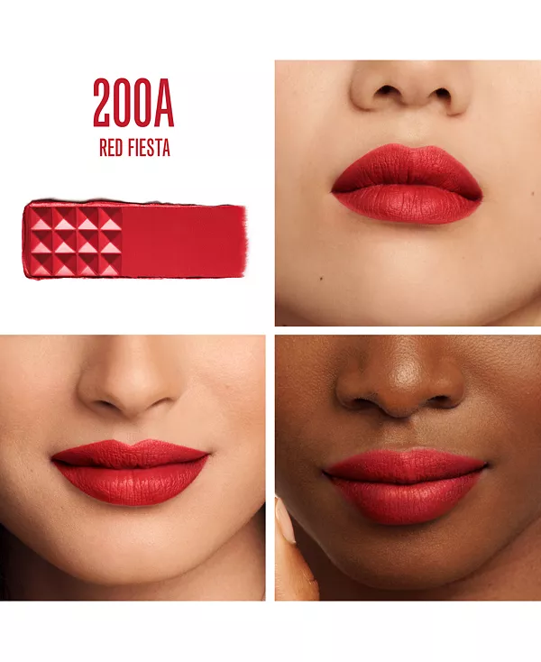 Матовая помада Spike Valentino с маслянистым эффектом Valentino, 200a red fiesta — фото 2