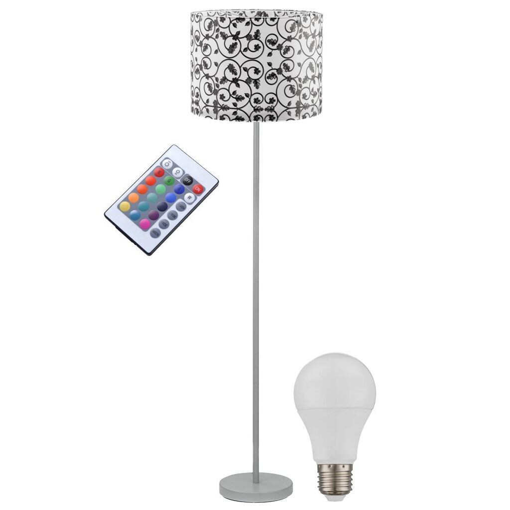 

Дизайнерский торшер со светодиодными лампами RGB etc-shop, белый