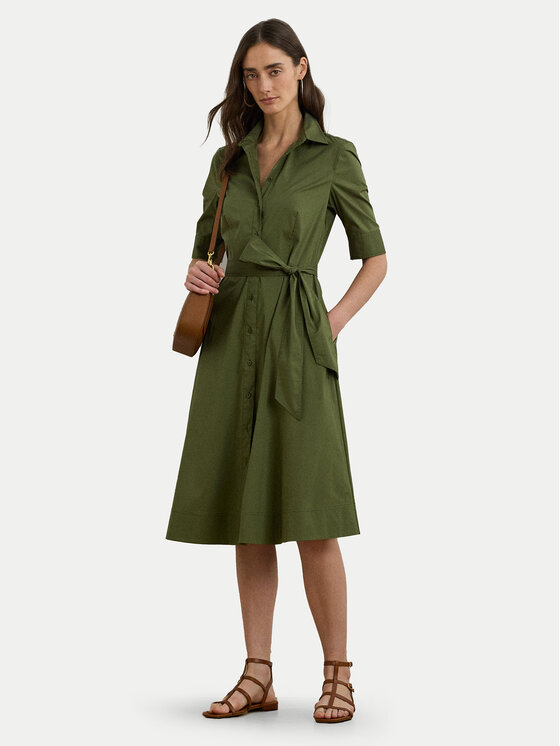 

Платье-Рубашка стандартный крой 200748950014 Lauren Ralph Lauren, зеленый