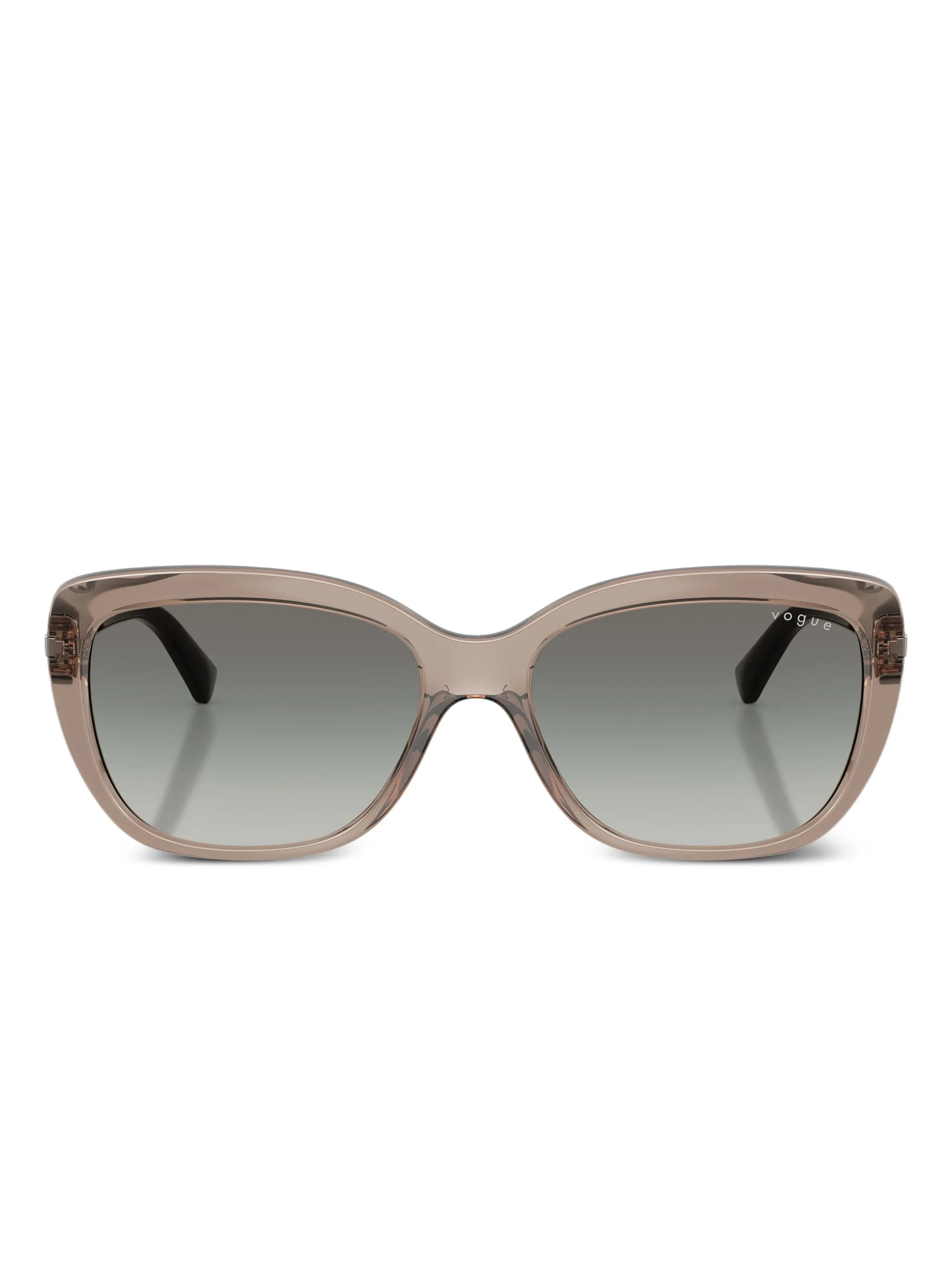 

Солнцезащитные очки в квадратной оправе с кристаллами Vogue Eyewear, коричневый