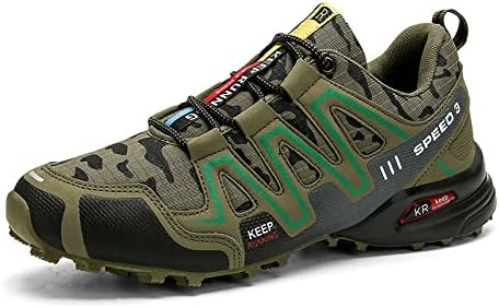 

Ботинки для походов Qacksv, Ботинки для мужчин, нескользящая спортивная обувь, широкие водные туфли с открытым носком, дышащая рабочая обувь, ботильоны, повседневная легкая обувь для походов, треккинговые ботинки для мужчин, зеленый