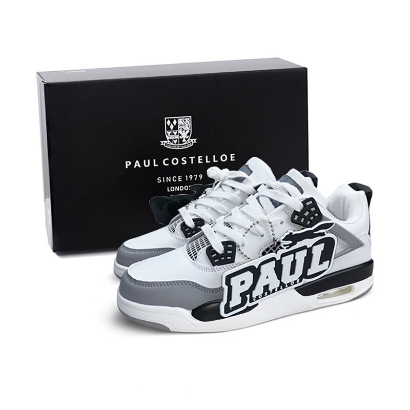 

Кроссовки PAUL COSTELLOE Skateboarding Shoes Unisex Mid-top Gray, серый