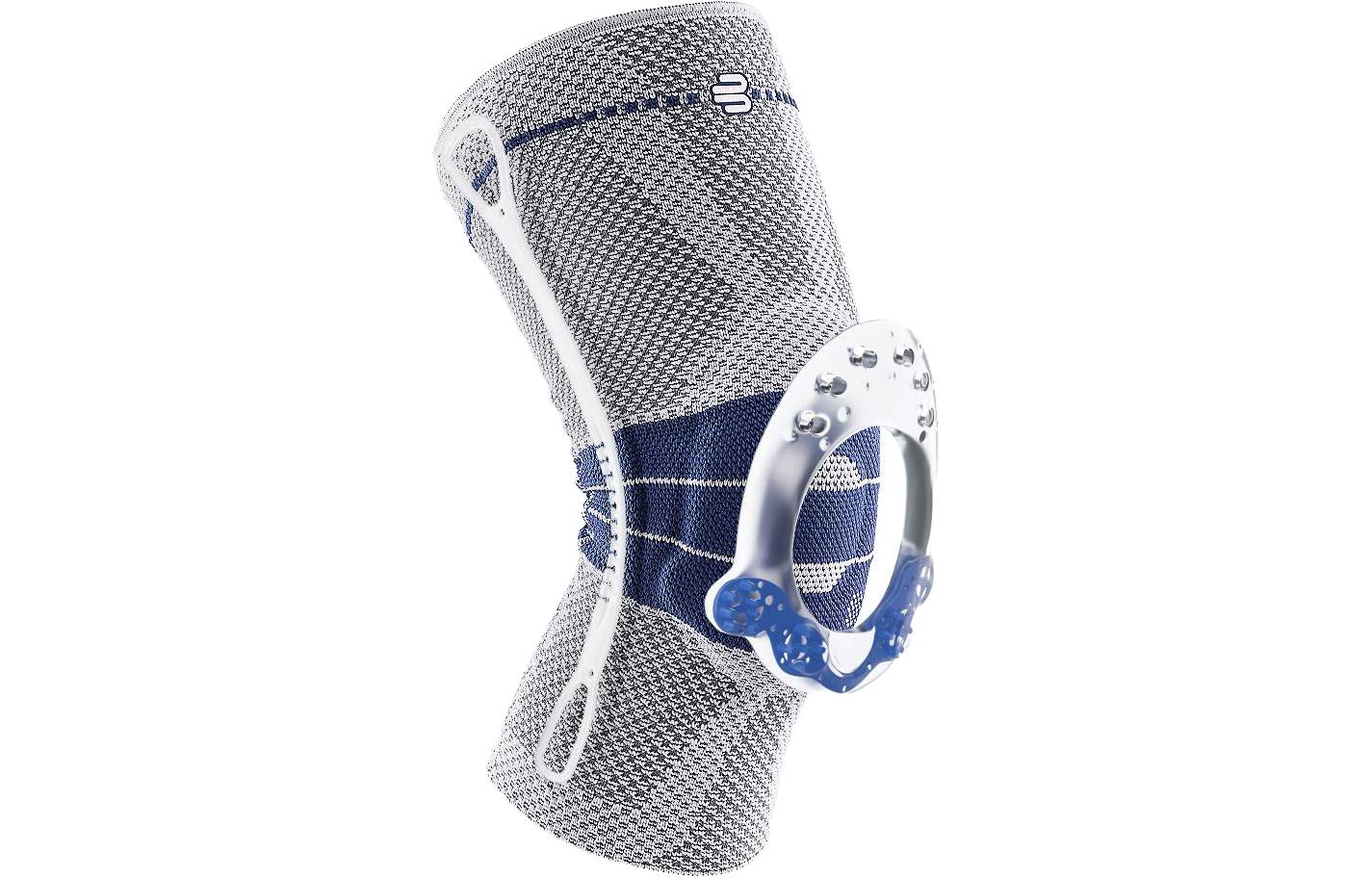 

Наколенники для бега, альпинизма, походов, велоспорта, волейбола, тенниса, футбола, бадминтона, баскетбола унисекс BAUERFEIND серебристо-титановый серый противоскользящие