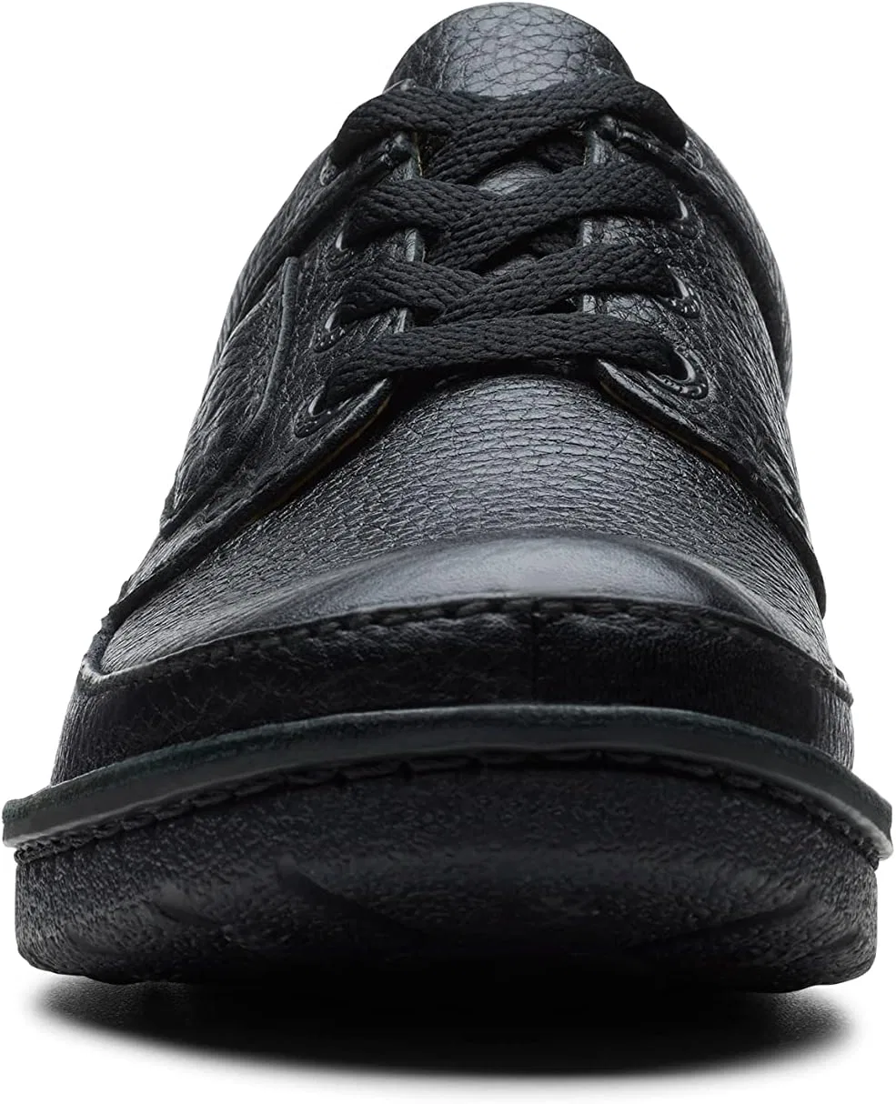 Мужские туфли-оксфорды Clarks NATURE II Derby, Black — фото 4