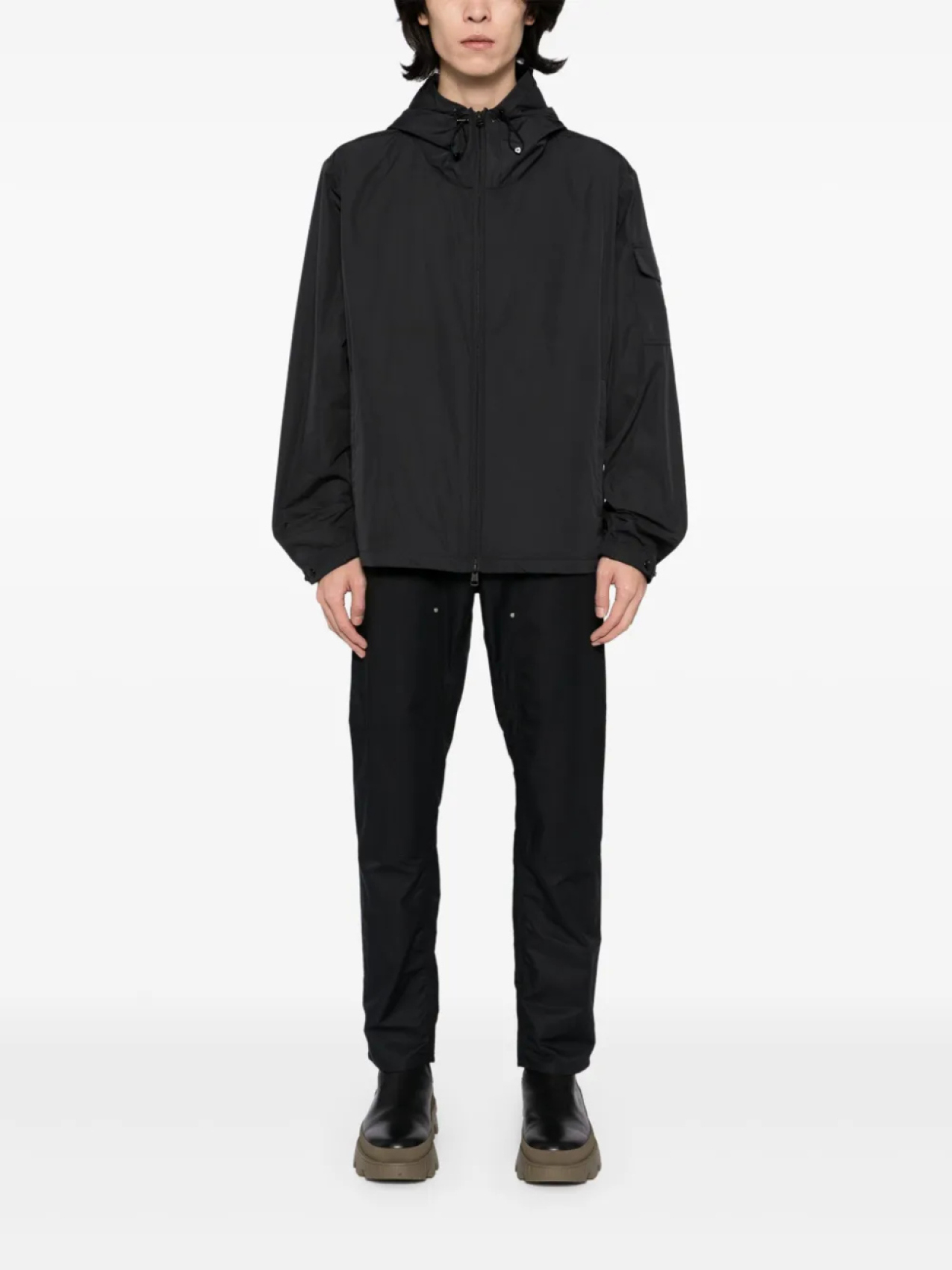 Moncler куртка Sassiere Hood, черный — фото 2