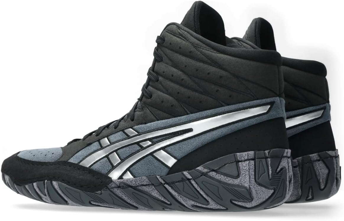 Мужские борцовские кроссовки ASICS Aggressor 6, черный — фото 3