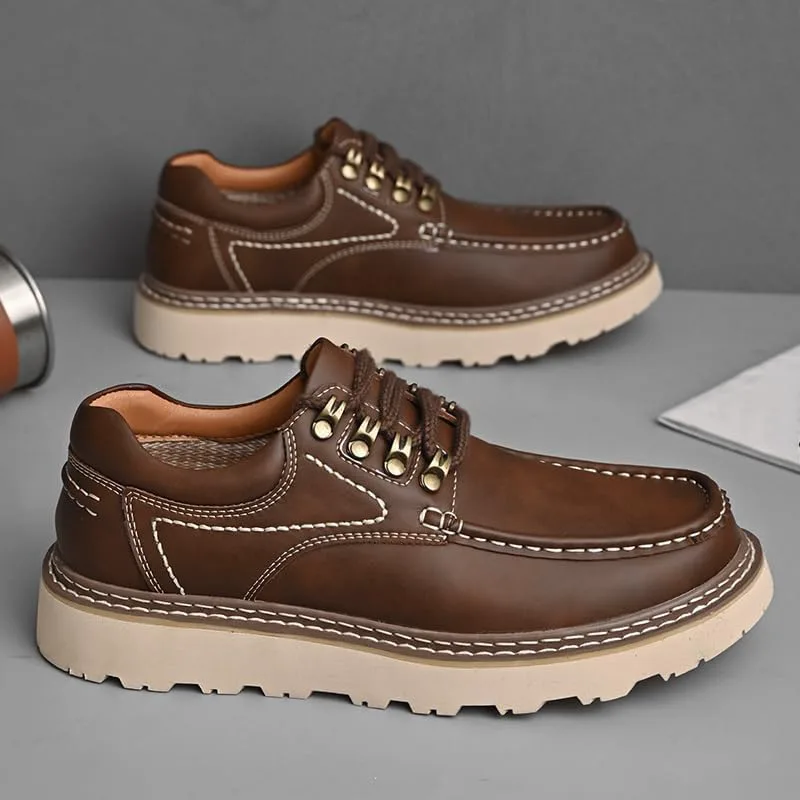 

Повседневная обувь для мужчин Оксфорды Мужские Челси Ботинки Оксфорд для работы Кожаные Дрессовые мужские формальные ботинки Черные Коричневые Размер DZUJY, коричневый