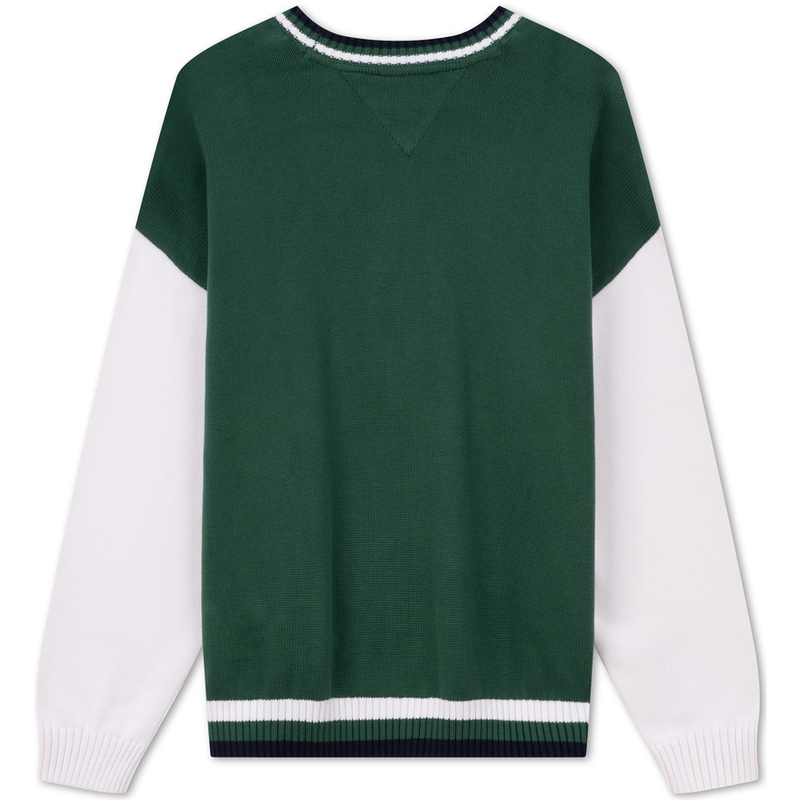 Tommy Hilfiger Джемпер Unisex зеленый белый разноцветный — фото 4